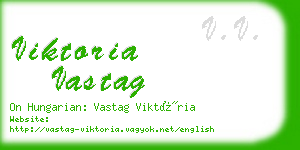 viktoria vastag business card